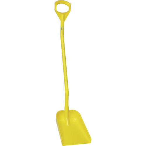 Ergonomic Small Blade Shovel, 50" Length, Plastic, Yellow Ottawa Fastener Supply