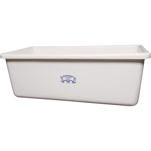 Transport Storage Tub, Plastic, White Ottawa Fastener Supply