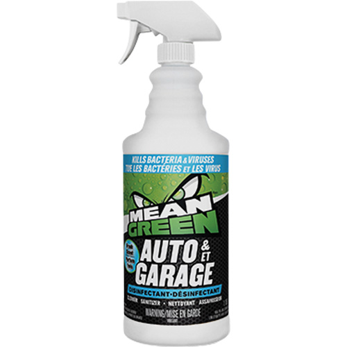 Mean Green&reg; Auto & Garage Disinfectant, 1.18 L, Trigger Bottle Ottawa Fastener Supply