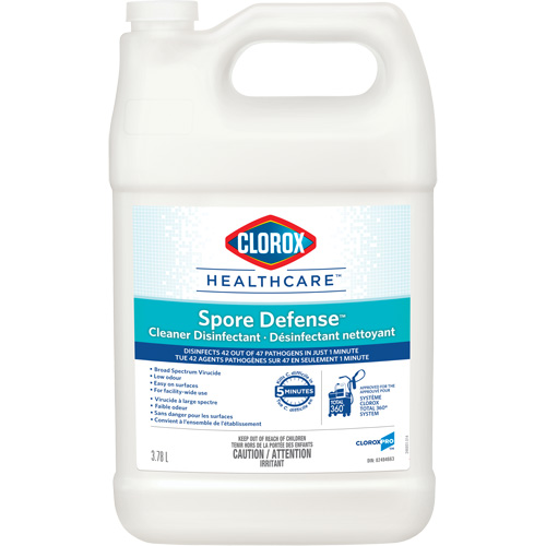 Clorox Healthcare&reg; Spore Defense Cleaner Disinfectant, 3.78 L, Jug Ottawa Fastener Supply