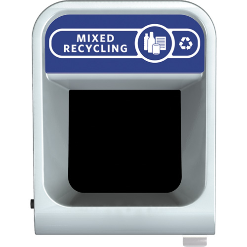 Conteneur pour d&eacute;chets de recyclage m&eacute;lang&eacute;s Configure, Vrac/Bord de rue/De bureau, Acier, 23 gal. US Ottawa Fastener Supply