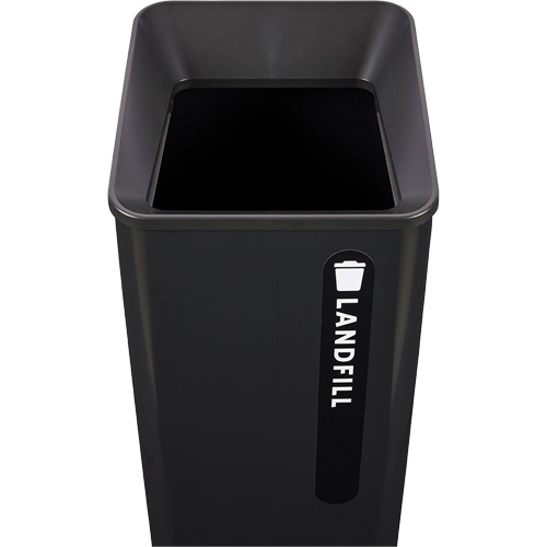 Bac d'ordures destin&eacute;s &agrave; l'enfouissement Sustain, Plastique/Acier, 23 gal. US Ottawa Fastener Supply