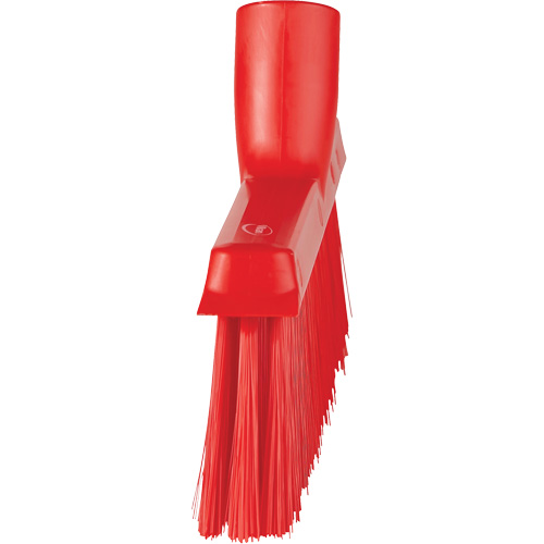 Balai biseaut&eacute; avec pas de vis inclin&eacute;, Crins Moyen, 10", Polyester, Rouge Ottawa Fastener Supply