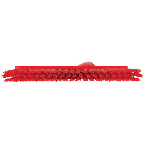 Balai biseaut&eacute; avec pas de vis inclin&eacute;, Crins Moyen, 10", Polyester, Rouge Ottawa Fastener Supply