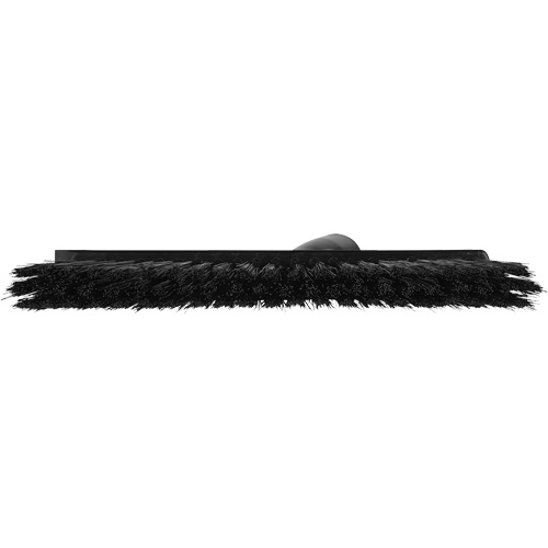Balai biseaut&eacute; avec pas de vis inclin&eacute;, Crins Moyen, 10", Polyester, Noir Ottawa Fastener Supply