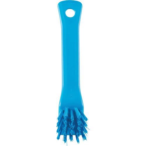 Brush with Scraping Edge, Stiff Bristles, 6" Long, Blue Ottawa Fastener Supply