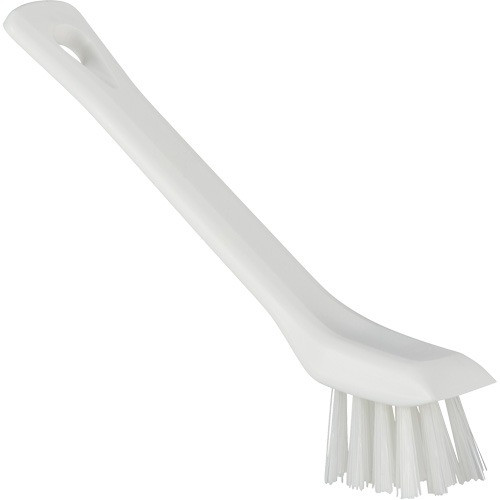 Brush with Scraping Edge, Stiff Bristles, 6" Long, White Ottawa Fastener Supply
