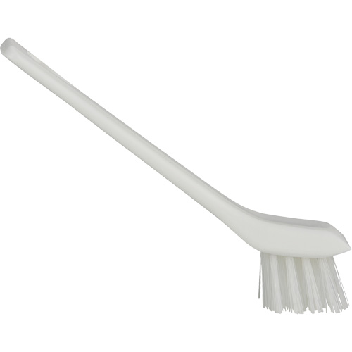 Brush with Scraping Edge, Stiff Bristles, 6" Long, White Ottawa Fastener Supply