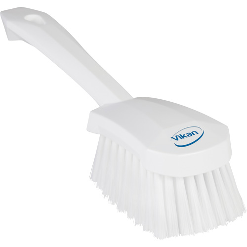 Brosse &agrave; r&eacute;curer avec manche court, Soies Doux, Longueur de 10-1/2", Blanc Ottawa Fastener Supply