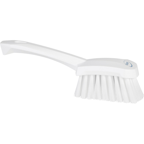 Brosse &agrave; r&eacute;curer avec manche court, Soies Doux, Longueur de 10-1/2", Blanc Ottawa Fastener Supply