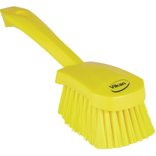 Brosse &agrave; r&eacute;curer avec manche court, Soies Doux, Longueur de 10-1/2", Jaune Ottawa Fastener Supply