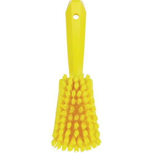 Brosse &agrave; r&eacute;curer avec manche court, Soies Doux, Longueur de 10-1/2", Jaune Ottawa Fastener Supply