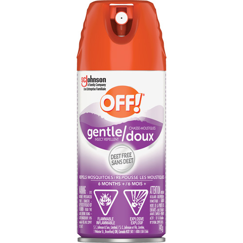 Off!&reg; Gentle Insect Repellent, DEET Free, Aerosol, 142 g Ottawa Fastener Supply