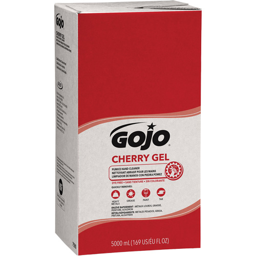 Hand Cleaner for Pro TDX Dispenser, Gel/Pumice, 5000 ml, Refill, Cherry Ottawa Fastener Supply