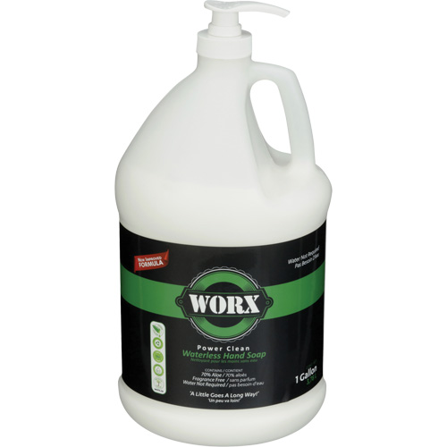 Power Clean Waterless Hand Soap, Liquid, 3.78 L, Unscented Ottawa Fastener Supply