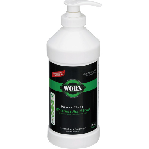 Savon pour les mains sans eau Power Clean, Liquide, 945 ml, Sans parfum Ottawa Fastener Supply