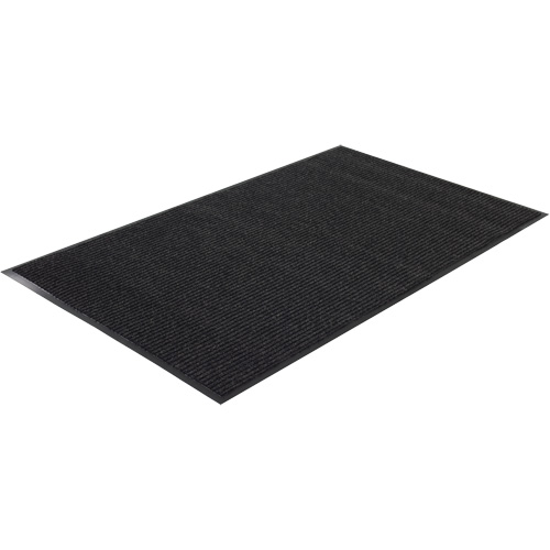 Twin Rib Matting, Wiper/Scraper, 3' x 5' x 1/4", Charcoal Ottawa Fastener Supply
