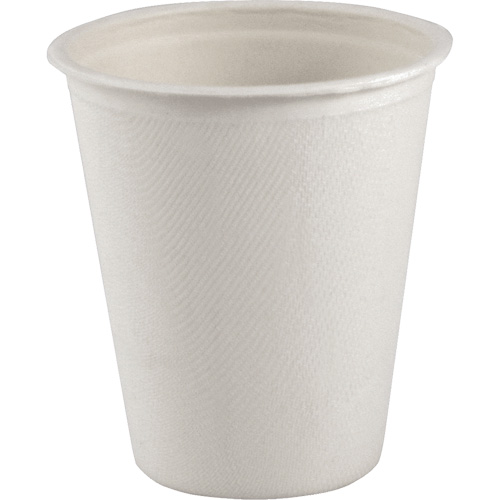 Single Wall Compostable Hot Drink Cup, Paper, 8 oz., White Ottawa Fastener Supply