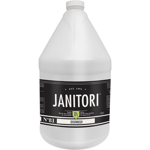 Janitori 81 Dishwash Cleaner, Liquid, 4 L Ottawa Fastener Supply
