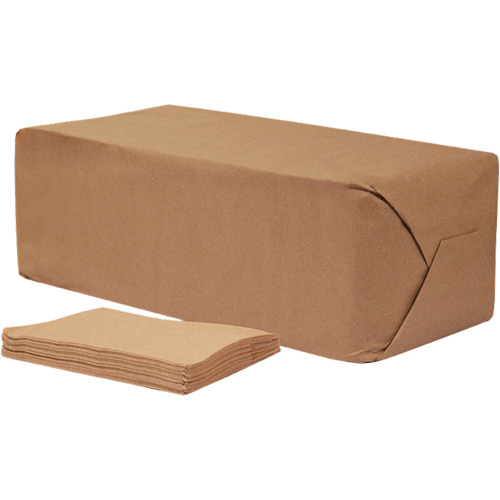 Pro Select&reg; Brown Napkins, 1 Ply, 12" x 12" Ottawa Fastener Supply