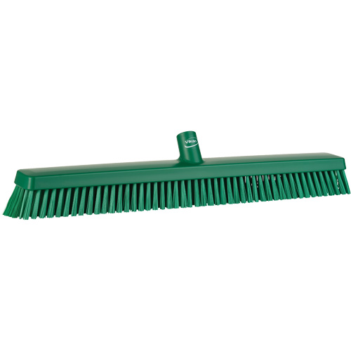 Balai-brosse robuste, Crins Fin/Ferme, 24", Vert Ottawa Fastener Supply