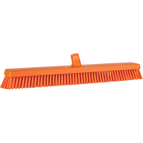 Balai-brosse robuste, Crins Fin/Ferme, 24", Orange Ottawa Fastener Supply