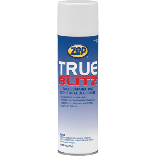 D&eacute;graissant industriel &agrave; &eacute;vaporation rapide True Blitz, 14 oz, Canette a&eacute;rosol Ottawa Fastener Supply