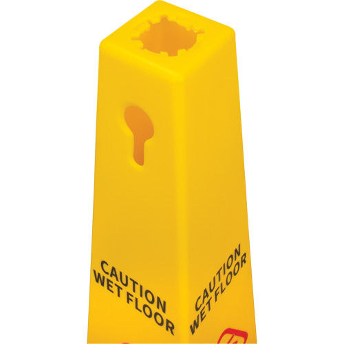 Wet Floor Safety Cone, Bilingual with Pictogram Ottawa Fastener Supply