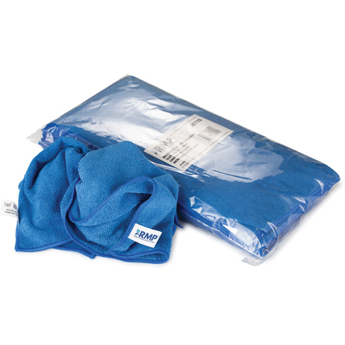 Dusting and Cleaning Cloth, Microfibre, Blue Ottawa Fastener Supply