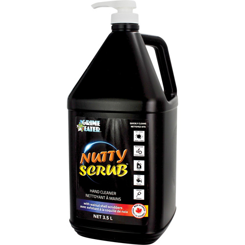 Nutty Scrub Hand Cleaner with Walnut Shell Scrubbers, Pumice, 3.5 L, Bottle, Unscented Ottawa Fastener Supply