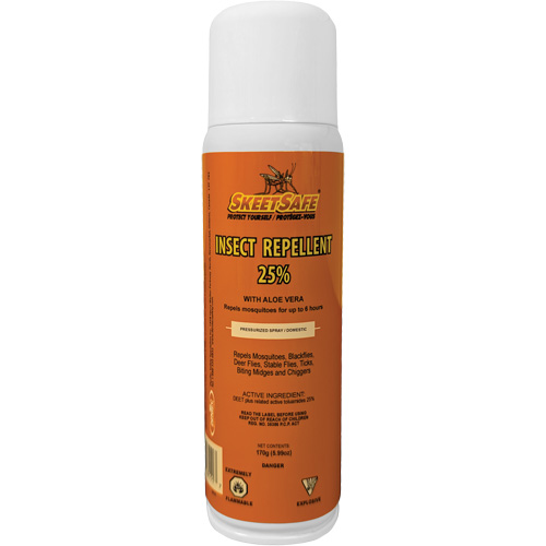 Insect Repellent, 25% DEET, Aerosol, 170 g Ottawa Fastener Supply