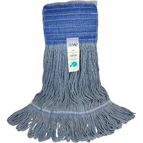 T&ecirc;te de vadrouille &agrave; bande large, Antimicrobien/Finition de plancher/Sp&eacute;cialis&eacute;, Coton/Rayonne/Synth&eacute;tique, Style Boucle Ottawa Fastener Supply
