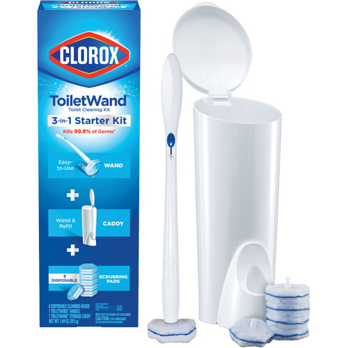 Disinfecting ToiletWand Disposable Cleaner 3-in-1 Starter Kit Ottawa Fastener Supply