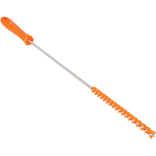 Tube Brush, Stiff Bristles, 19-7/10" Long, Orange Ottawa Fastener Supply