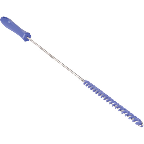 Tube Brush, Stiff Bristles, 19-7/10" Long, Purple Ottawa Fastener Supply
