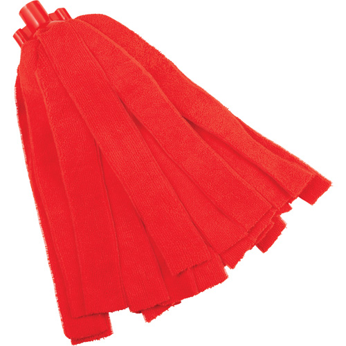 Socket Mop, Red, Microfibre, Cut Style Ottawa Fastener Supply