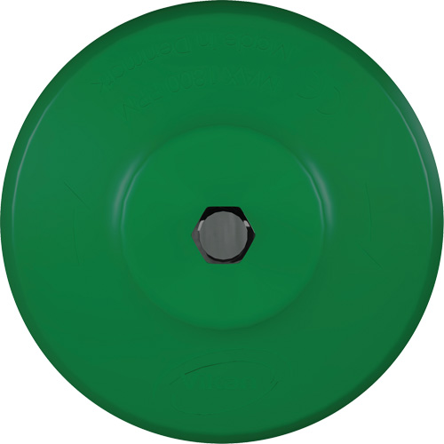 HyDrive Round Drill Brush, Extra Stiff Bristles, 3-1/10" Long, Green Ottawa Fastener Supply