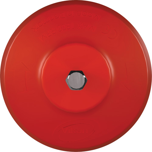 HyDrive Round Drill Brush, Extra Stiff Bristles, 3-1/10" Long, Red Ottawa Fastener Supply