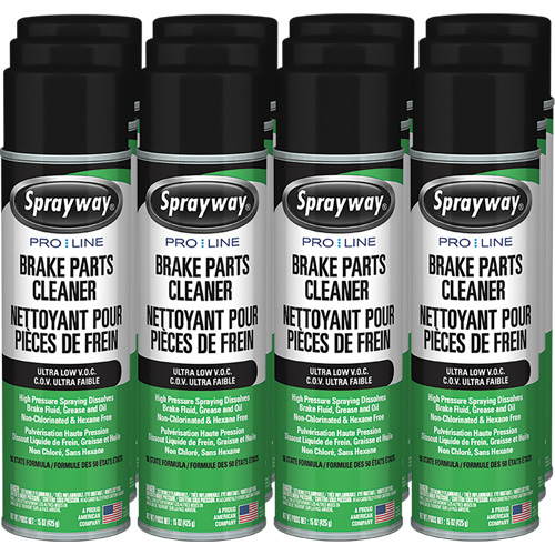 Pro Line Brake Parts Cleaner with Ultra Low VOC, Aerosol Can Ottawa Fastener Supply
