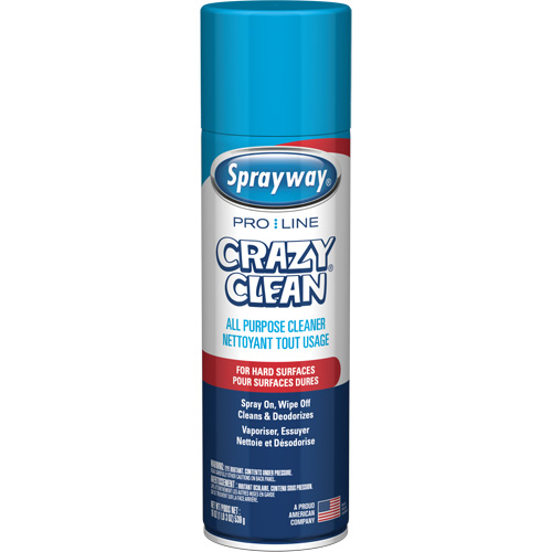 Nettoyant tout usage Pro Line Crazy Clean, 19 oz., Canette a&eacute;rosol Ottawa Fastener Supply