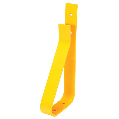 Rail Post, Steel, 10-3/4" L x 24" H, Yellow Ottawa Fastener Supply