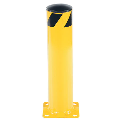 Safety Bollard, Steel, 24" H x 5-1/2" W, Yellow Ottawa Fastener Supply
