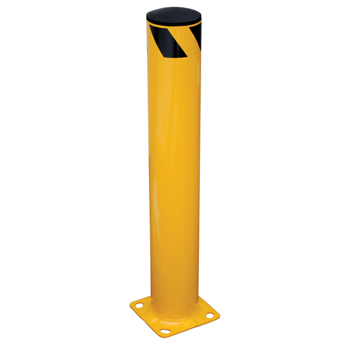 Safety Bollard, Steel, 36" H x 5.5" W, Yellow Ottawa Fastener Supply