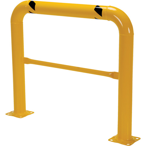 High Profile Machinery Guards, 4' W x 3.5' H, Yellow Ottawa Fastener Supply