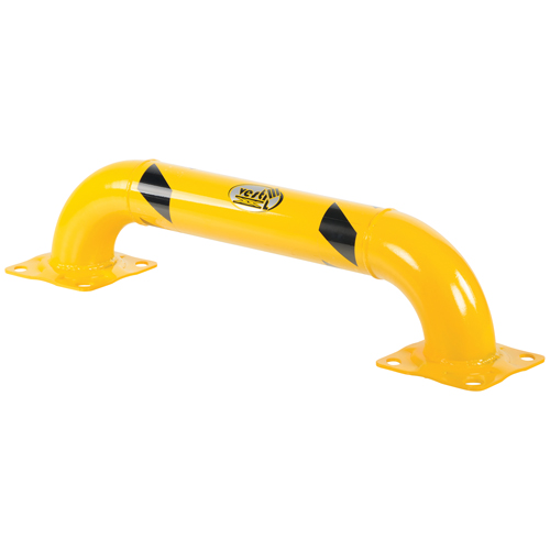 Low Profile Rack Guards, 3' W x 0.75' H, Yellow Ottawa Fastener Supply
