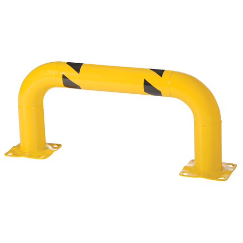 Low Profile Rack Guards, 3' W x 1.4' H, Yellow Ottawa Fastener Supply
