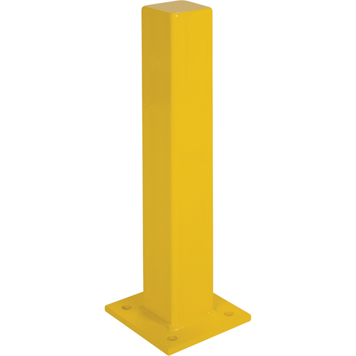 Heavy-Duty Bollards, Steel, 36" H x 4" W, Yellow Ottawa Fastener Supply