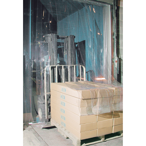 Strip Curtain Doors, 8' x 8' Door Opening, 12" Strip Width, 0.120" Strip Thickness Ottawa Fastener Supply