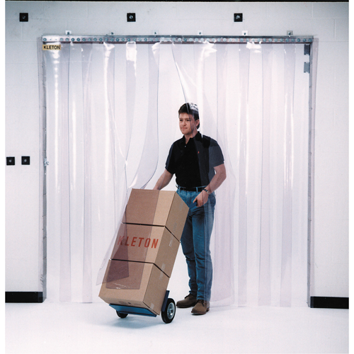 Strip Curtain Doors, 6' x 8' Door Opening, 8" Strip Width, 0.080" Strip Thickness Ottawa Fastener Supply