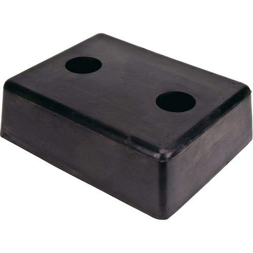 Molded Dock Bumpers, Rubber, 13" W x 4" D x 10" H Ottawa Fastener Supply